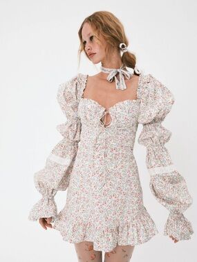 For Love and Lemons Lucca Mini Dress Size XS NWT